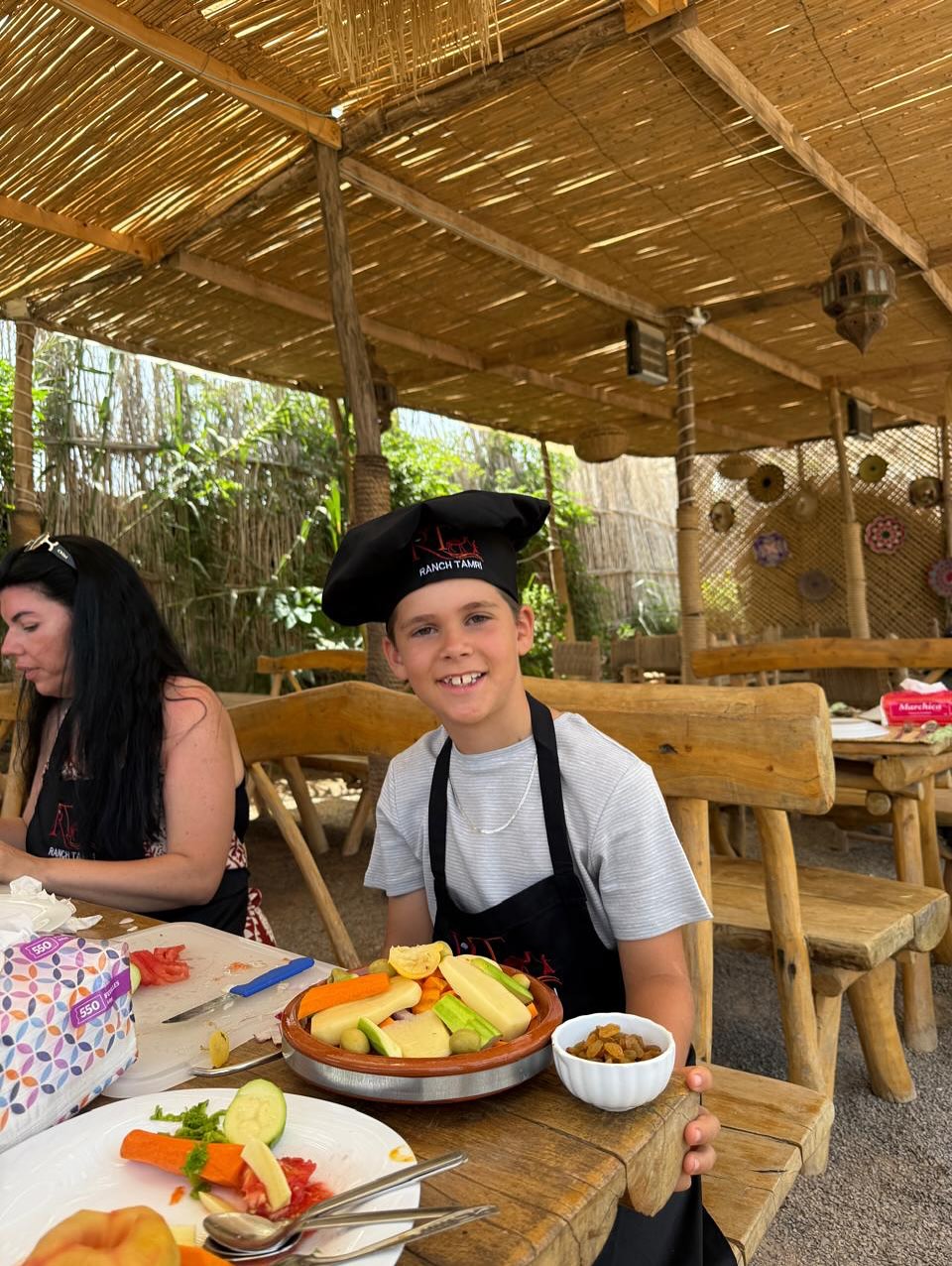 Agadir market visit for cooking class